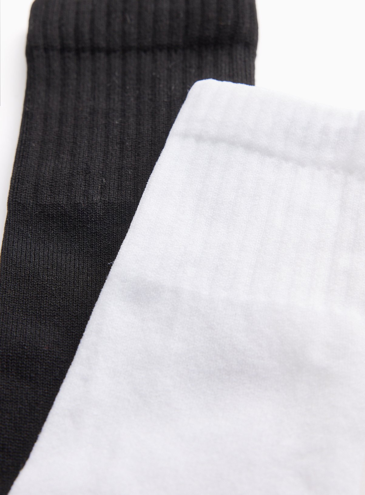 Black & White Football Socks 2 Pack 4-6.5 - Image 2 thumbnail